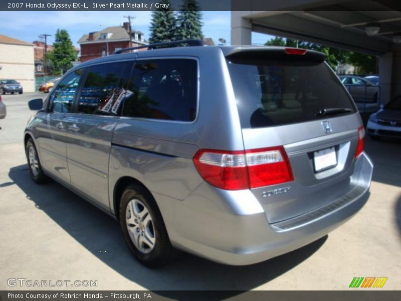 Silver Pearl Metallic / Gray 2007 Honda Odyssey EX-L