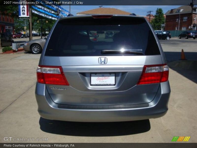 Silver Pearl Metallic / Gray 2007 Honda Odyssey EX-L