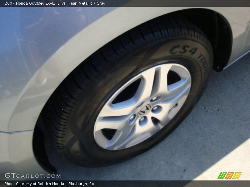 Silver Pearl Metallic / Gray 2007 Honda Odyssey EX-L