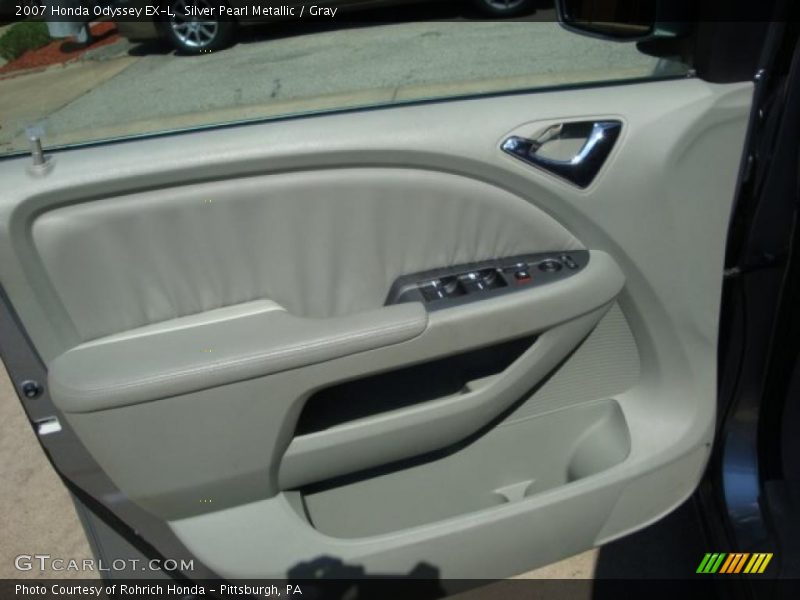 Silver Pearl Metallic / Gray 2007 Honda Odyssey EX-L