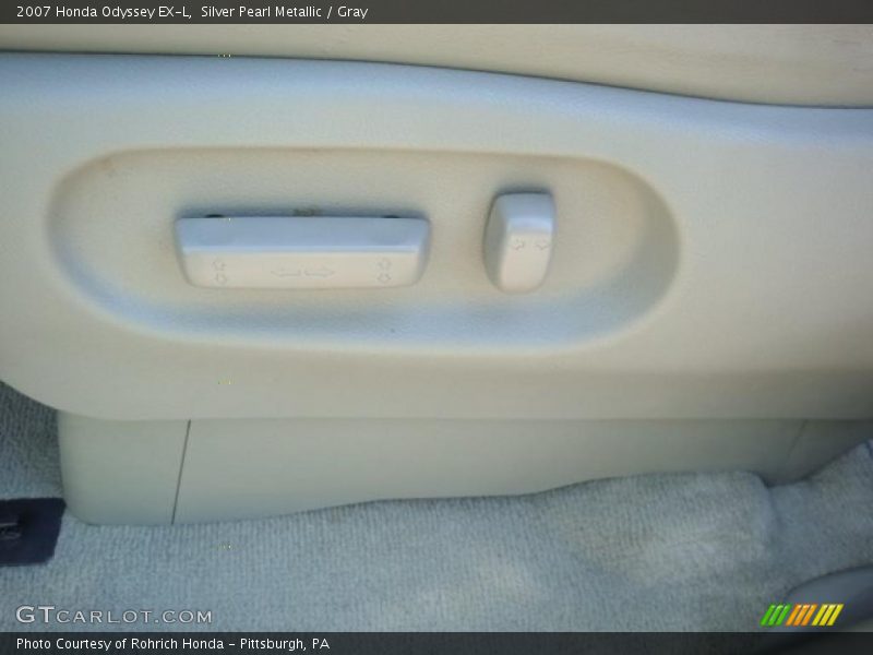 Silver Pearl Metallic / Gray 2007 Honda Odyssey EX-L