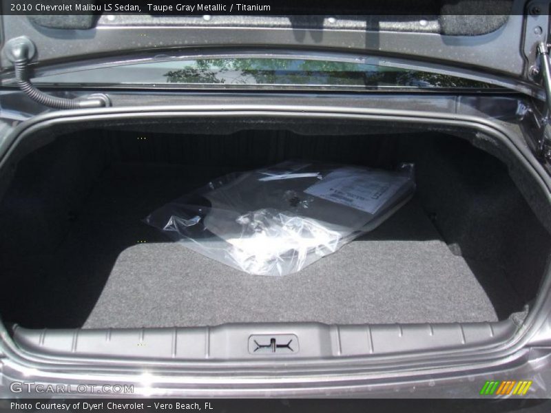 Taupe Gray Metallic / Titanium 2010 Chevrolet Malibu LS Sedan