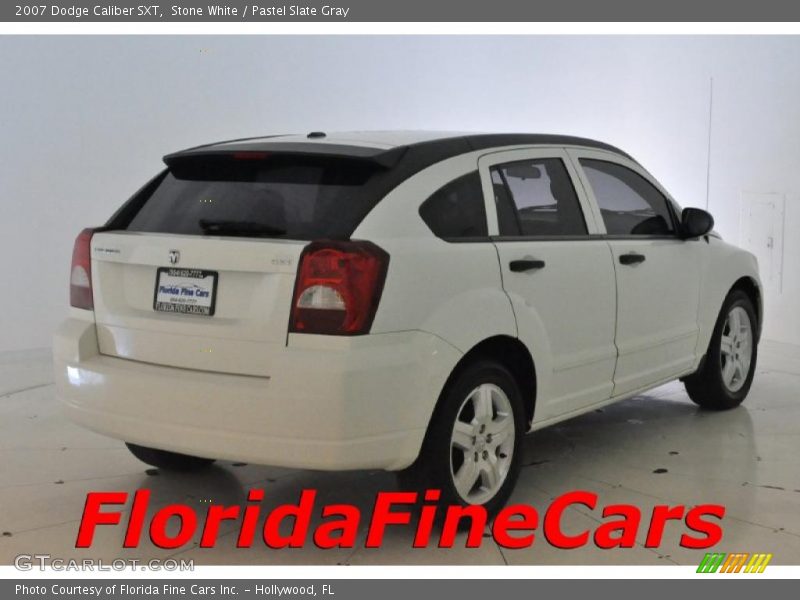 Stone White / Pastel Slate Gray 2007 Dodge Caliber SXT