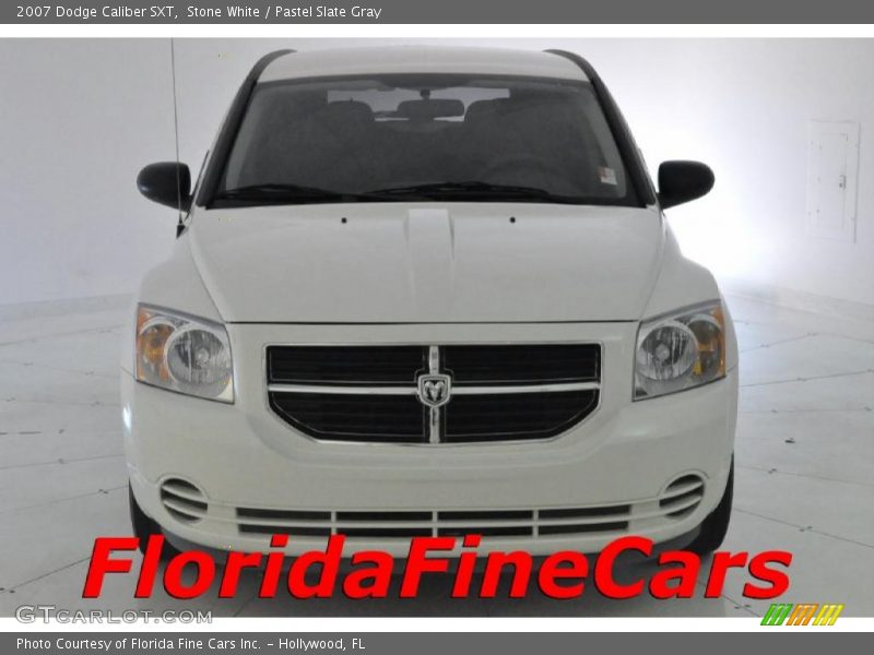 Stone White / Pastel Slate Gray 2007 Dodge Caliber SXT
