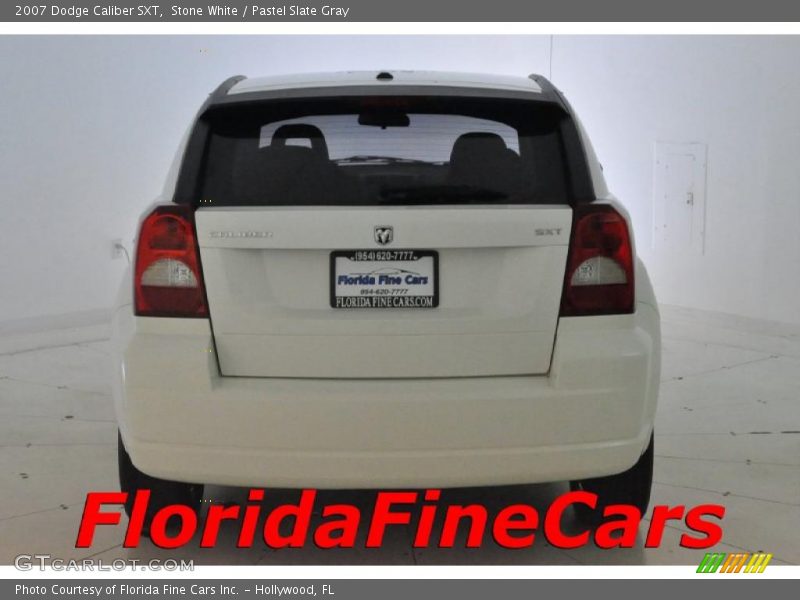 Stone White / Pastel Slate Gray 2007 Dodge Caliber SXT