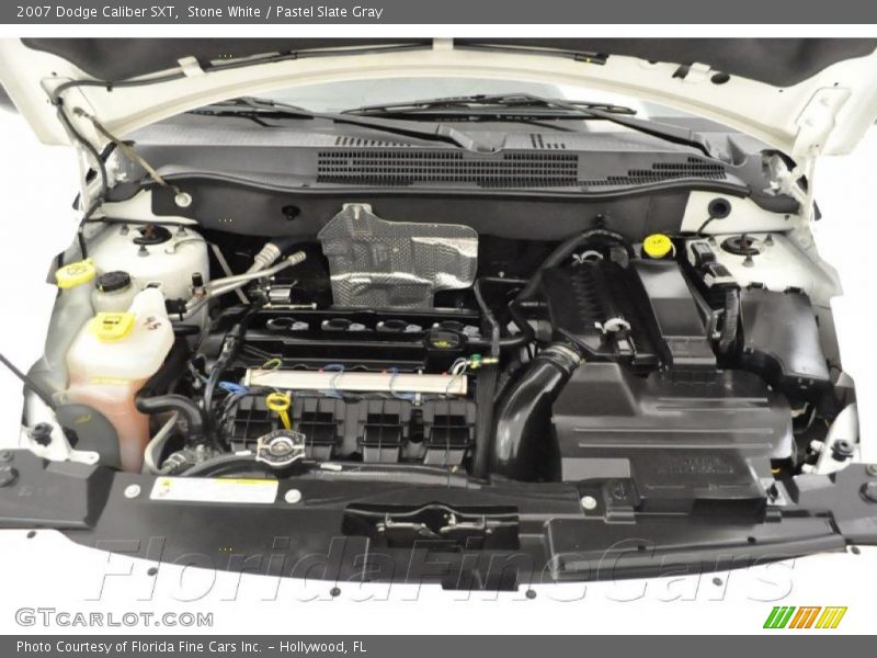 Stone White / Pastel Slate Gray 2007 Dodge Caliber SXT