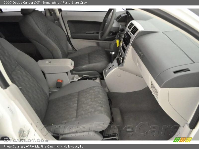 Stone White / Pastel Slate Gray 2007 Dodge Caliber SXT