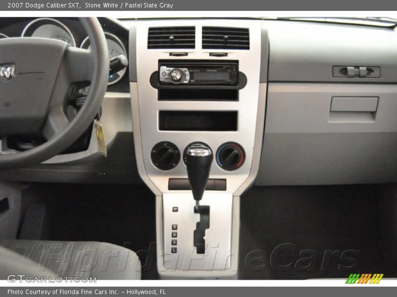 Stone White / Pastel Slate Gray 2007 Dodge Caliber SXT