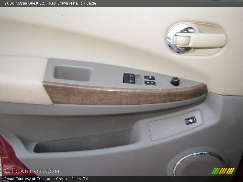 Red Brawn Metallic / Beige 2008 Nissan Quest 3.5