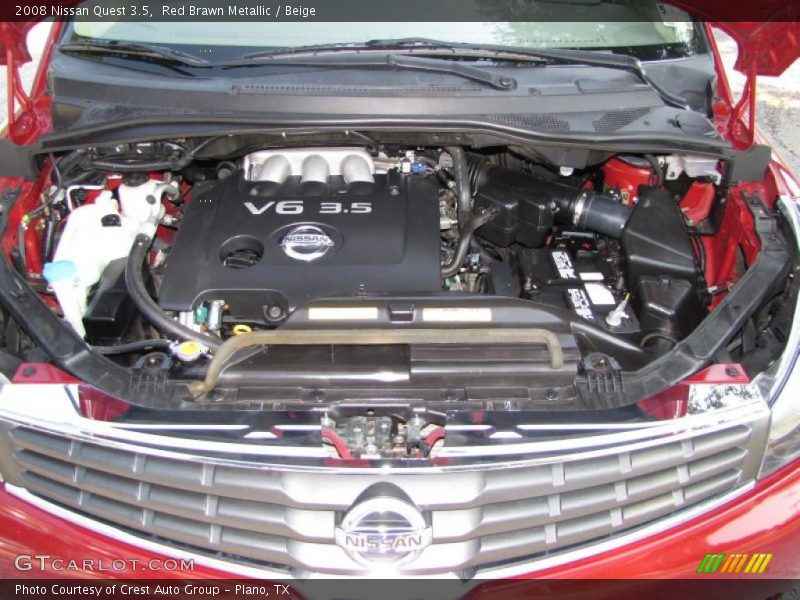 Red Brawn Metallic / Beige 2008 Nissan Quest 3.5