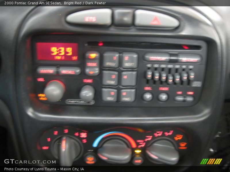 Bright Red / Dark Pewter 2000 Pontiac Grand Am SE Sedan