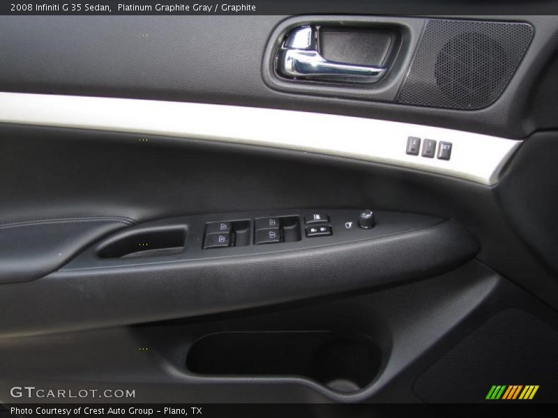 Platinum Graphite Gray / Graphite 2008 Infiniti G 35 Sedan