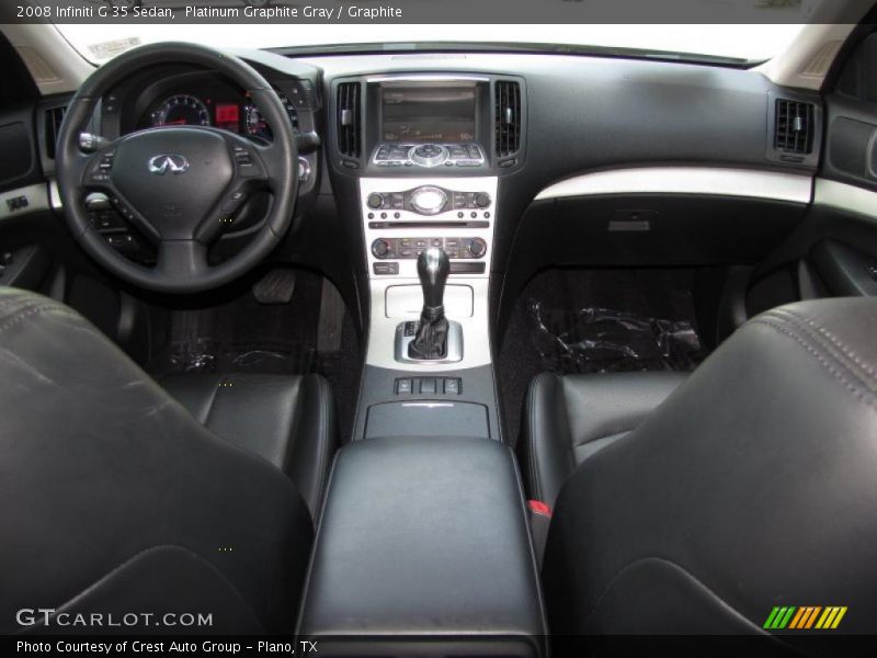 Platinum Graphite Gray / Graphite 2008 Infiniti G 35 Sedan