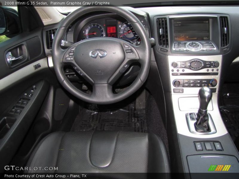 Platinum Graphite Gray / Graphite 2008 Infiniti G 35 Sedan