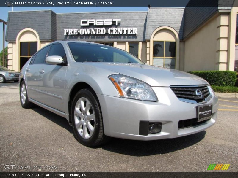 Radiant Silver Metallic / Charcoal 2007 Nissan Maxima 3.5 SL