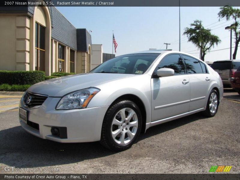 Radiant Silver Metallic / Charcoal 2007 Nissan Maxima 3.5 SL
