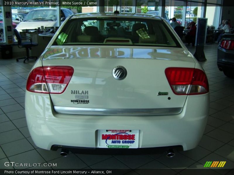 White Suede / Camel 2010 Mercury Milan V6 Premier