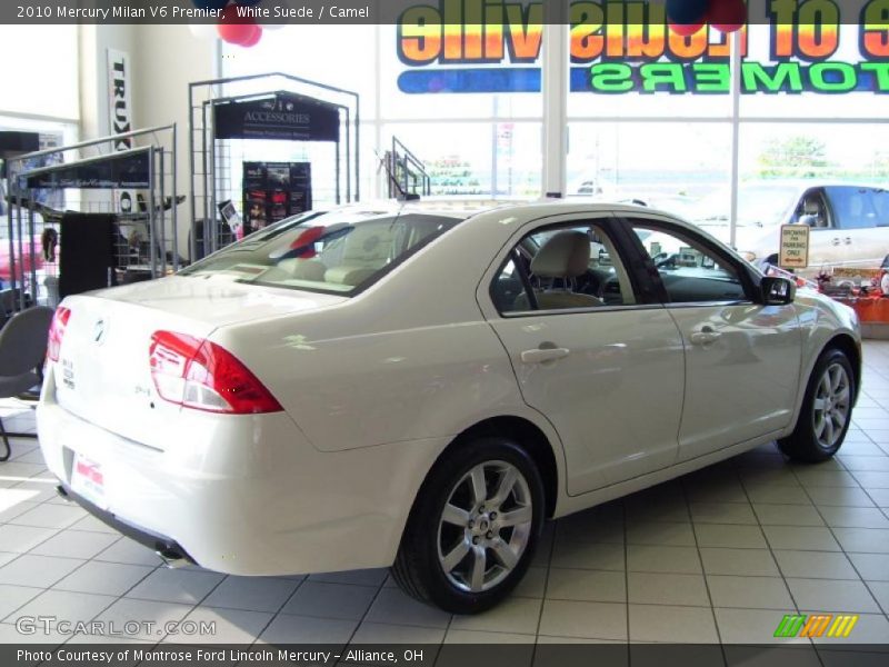 White Suede / Camel 2010 Mercury Milan V6 Premier