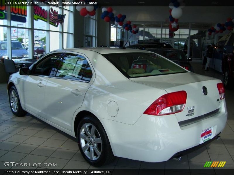 White Suede / Camel 2010 Mercury Milan V6 Premier