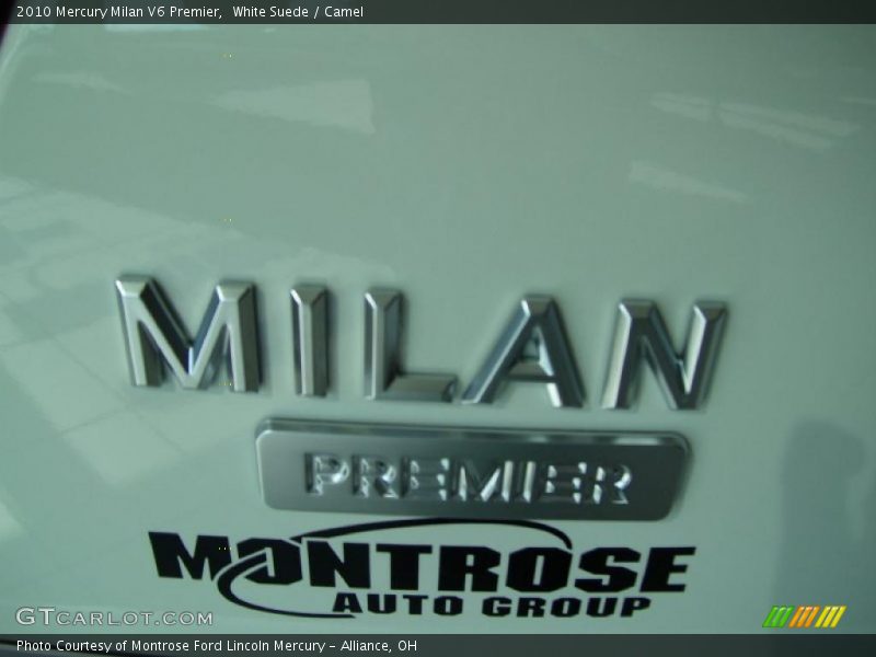 White Suede / Camel 2010 Mercury Milan V6 Premier