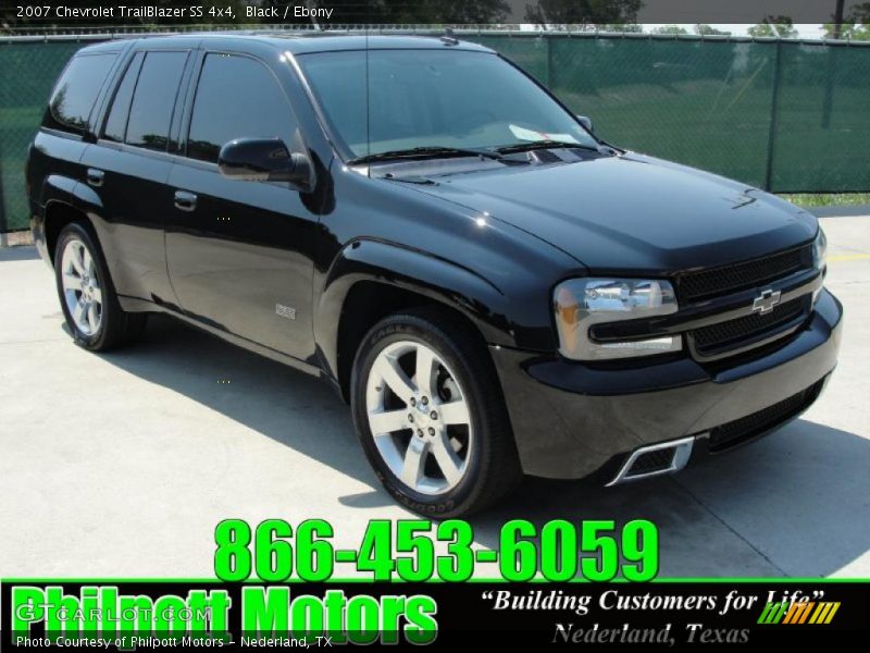 Black / Ebony 2007 Chevrolet TrailBlazer SS 4x4