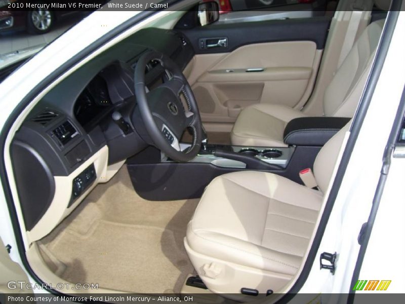 White Suede / Camel 2010 Mercury Milan V6 Premier