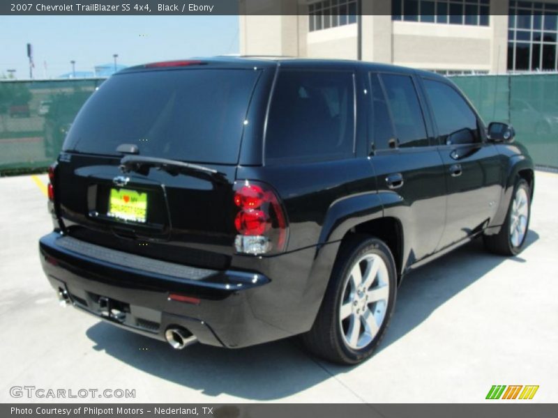 Black / Ebony 2007 Chevrolet TrailBlazer SS 4x4
