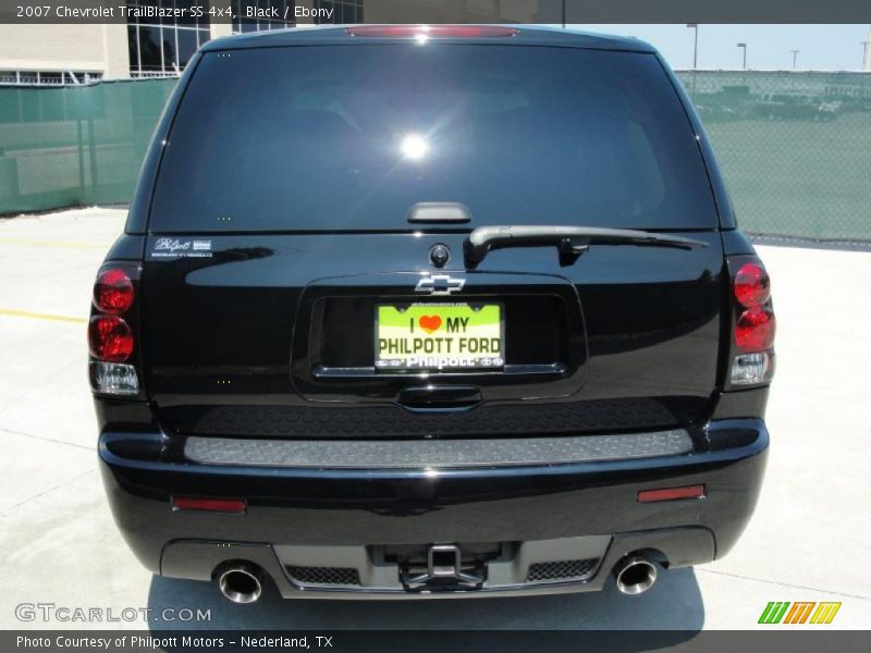 Black / Ebony 2007 Chevrolet TrailBlazer SS 4x4