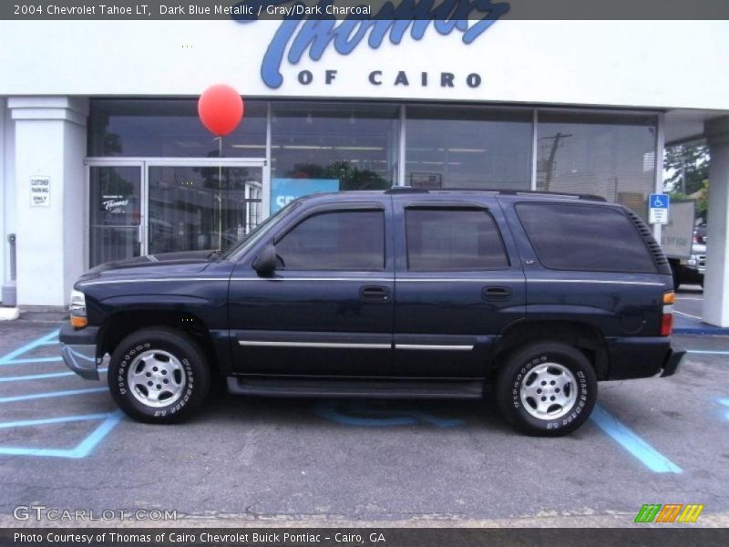 Dark Blue Metallic / Gray/Dark Charcoal 2004 Chevrolet Tahoe LT