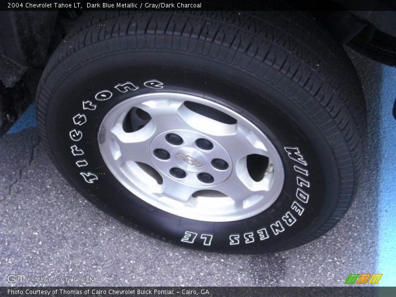 Dark Blue Metallic / Gray/Dark Charcoal 2004 Chevrolet Tahoe LT