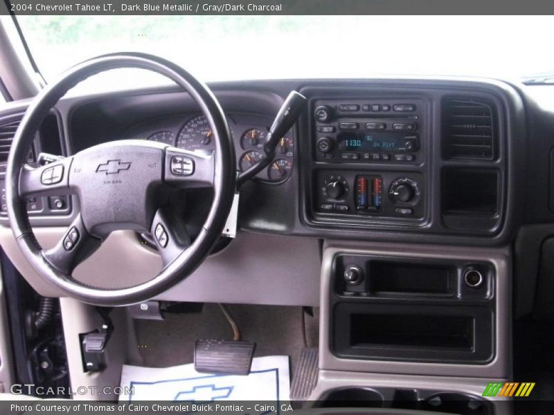 Dark Blue Metallic / Gray/Dark Charcoal 2004 Chevrolet Tahoe LT