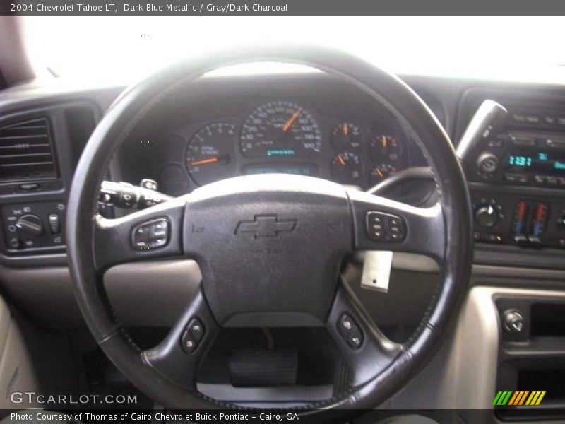 Dark Blue Metallic / Gray/Dark Charcoal 2004 Chevrolet Tahoe LT
