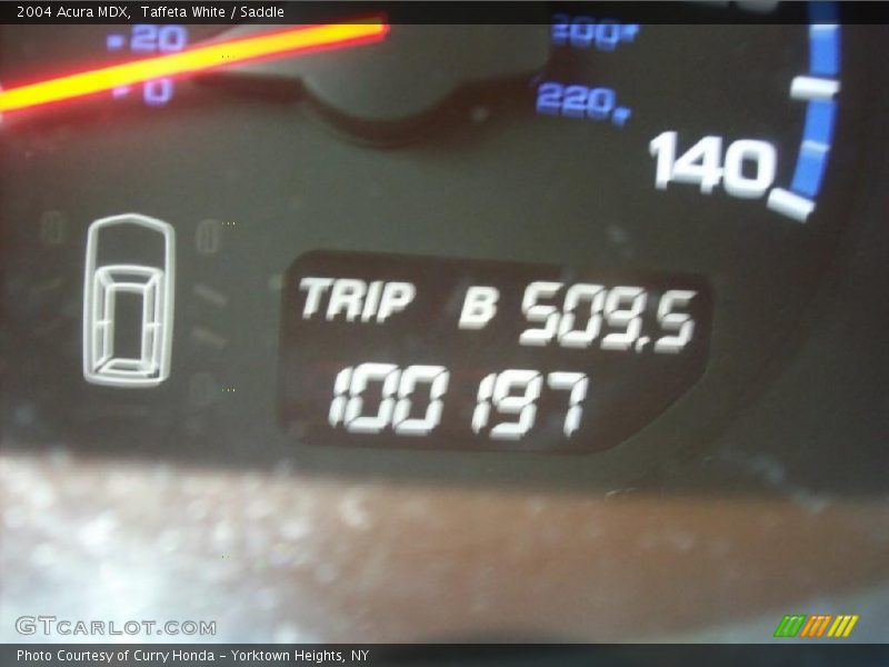 Taffeta White / Saddle 2004 Acura MDX