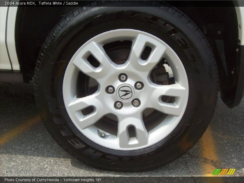 Taffeta White / Saddle 2004 Acura MDX