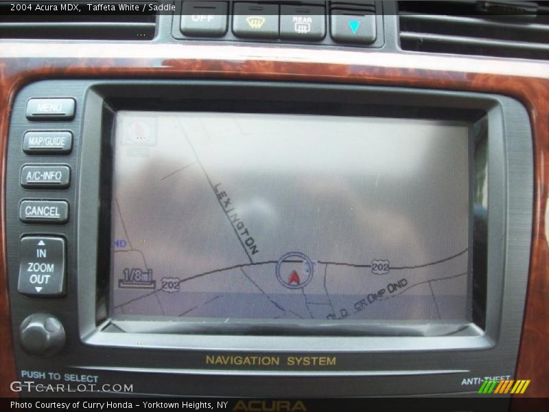 Taffeta White / Saddle 2004 Acura MDX