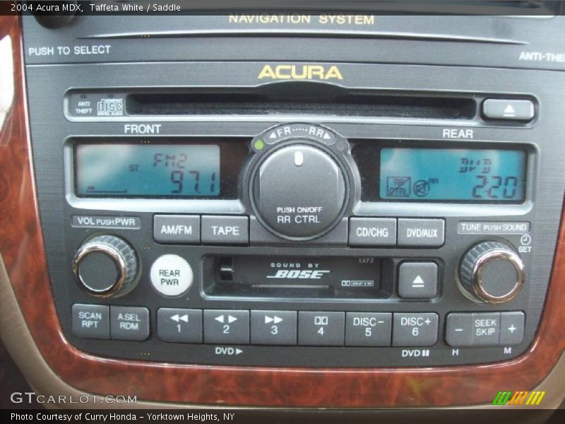 Taffeta White / Saddle 2004 Acura MDX