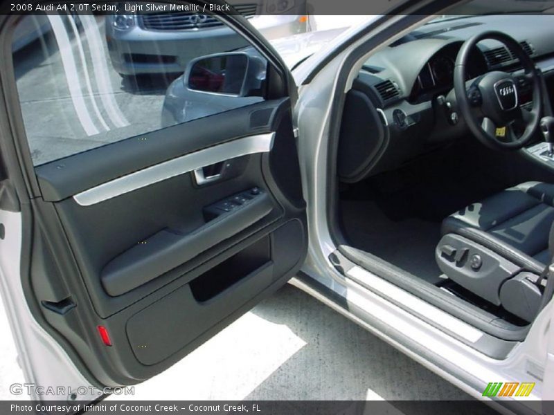 Light Silver Metallic / Black 2008 Audi A4 2.0T Sedan