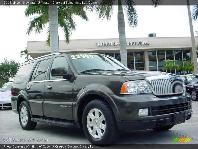 Charcoal Beige Metallic / Camel 2005 Lincoln Navigator Ultimate