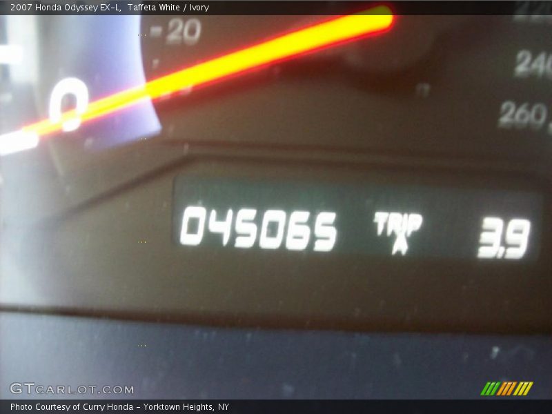 Taffeta White / Ivory 2007 Honda Odyssey EX-L
