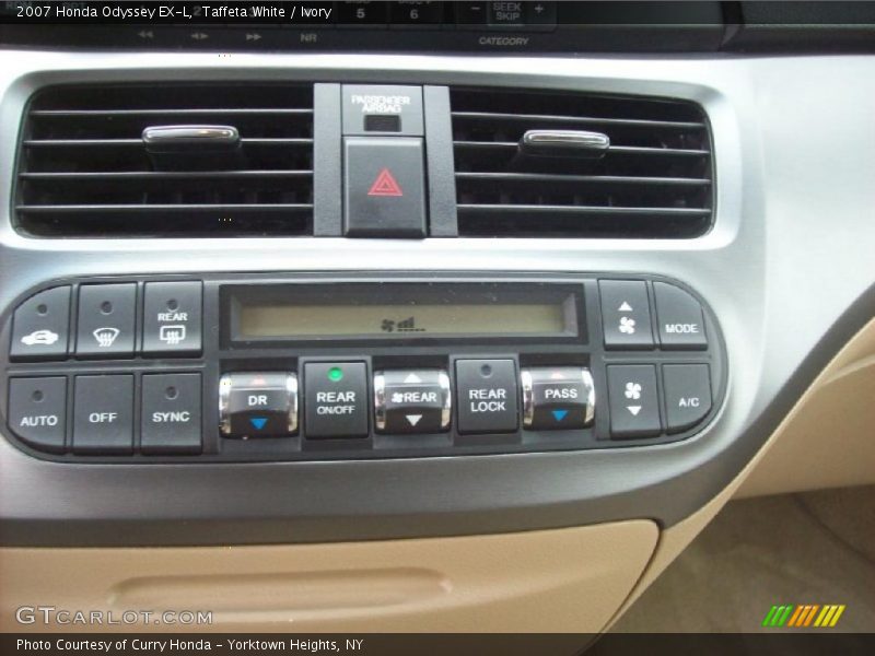 Taffeta White / Ivory 2007 Honda Odyssey EX-L