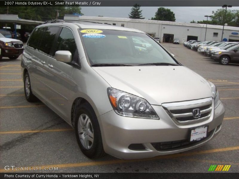 Silver Pearl Metallic / Gray 2007 Honda Odyssey EX-L