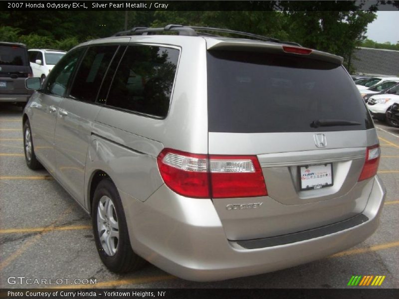 Silver Pearl Metallic / Gray 2007 Honda Odyssey EX-L