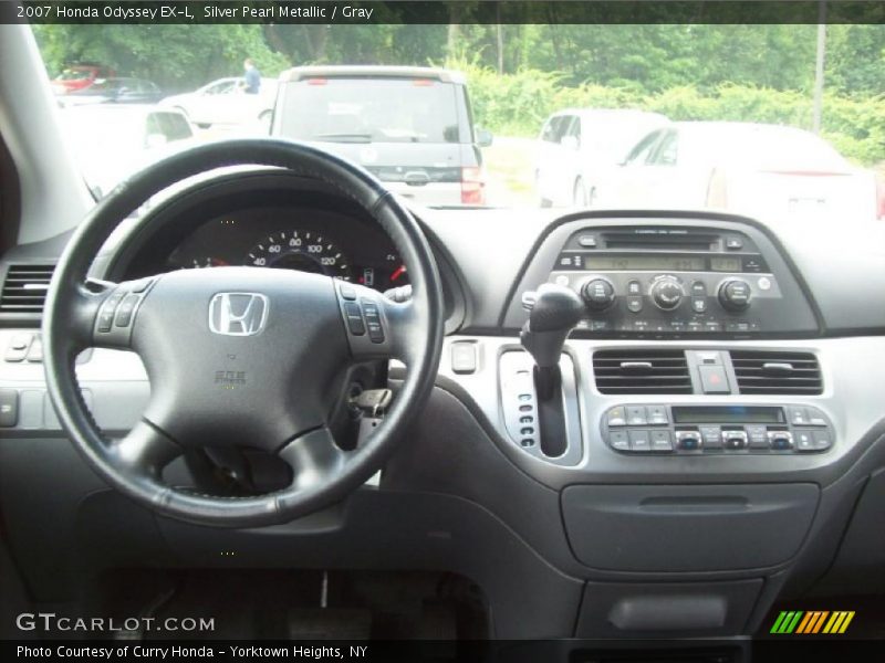 Silver Pearl Metallic / Gray 2007 Honda Odyssey EX-L