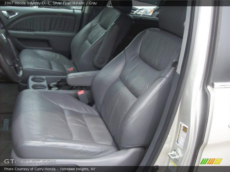 Silver Pearl Metallic / Gray 2007 Honda Odyssey EX-L