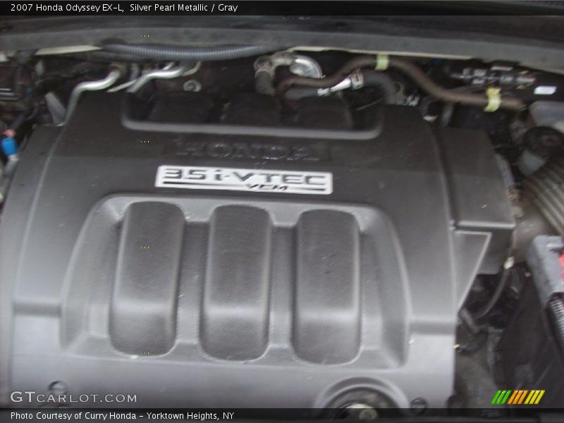 Silver Pearl Metallic / Gray 2007 Honda Odyssey EX-L