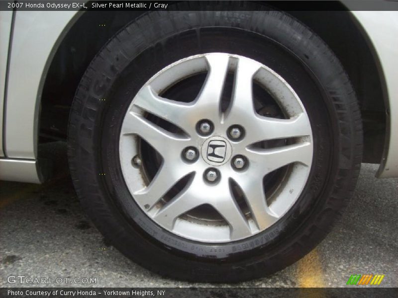 Silver Pearl Metallic / Gray 2007 Honda Odyssey EX-L