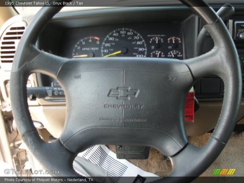 Onyx Black / Tan 1995 Chevrolet Tahoe LS