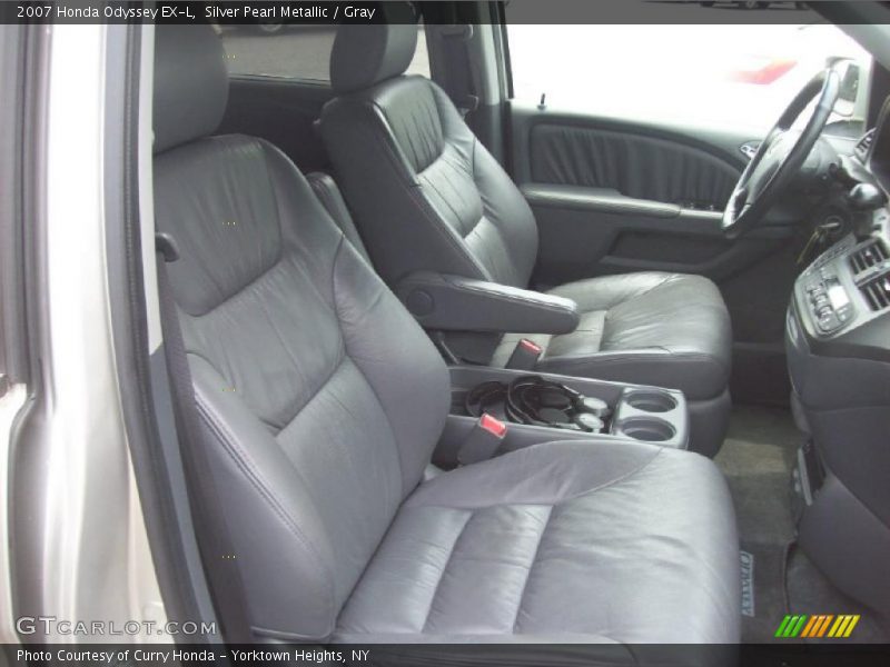 Silver Pearl Metallic / Gray 2007 Honda Odyssey EX-L