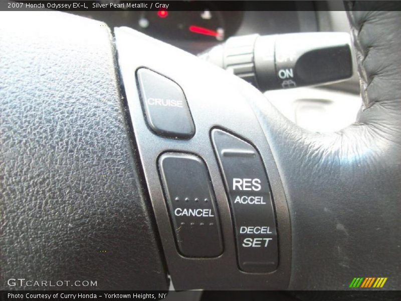 Silver Pearl Metallic / Gray 2007 Honda Odyssey EX-L