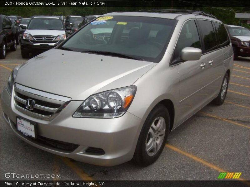 Silver Pearl Metallic / Gray 2007 Honda Odyssey EX-L